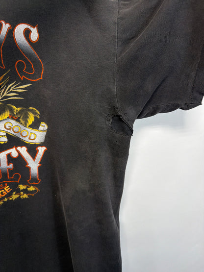1988 3D Emblem Harleys Whiskey Hawaii T-Shirt