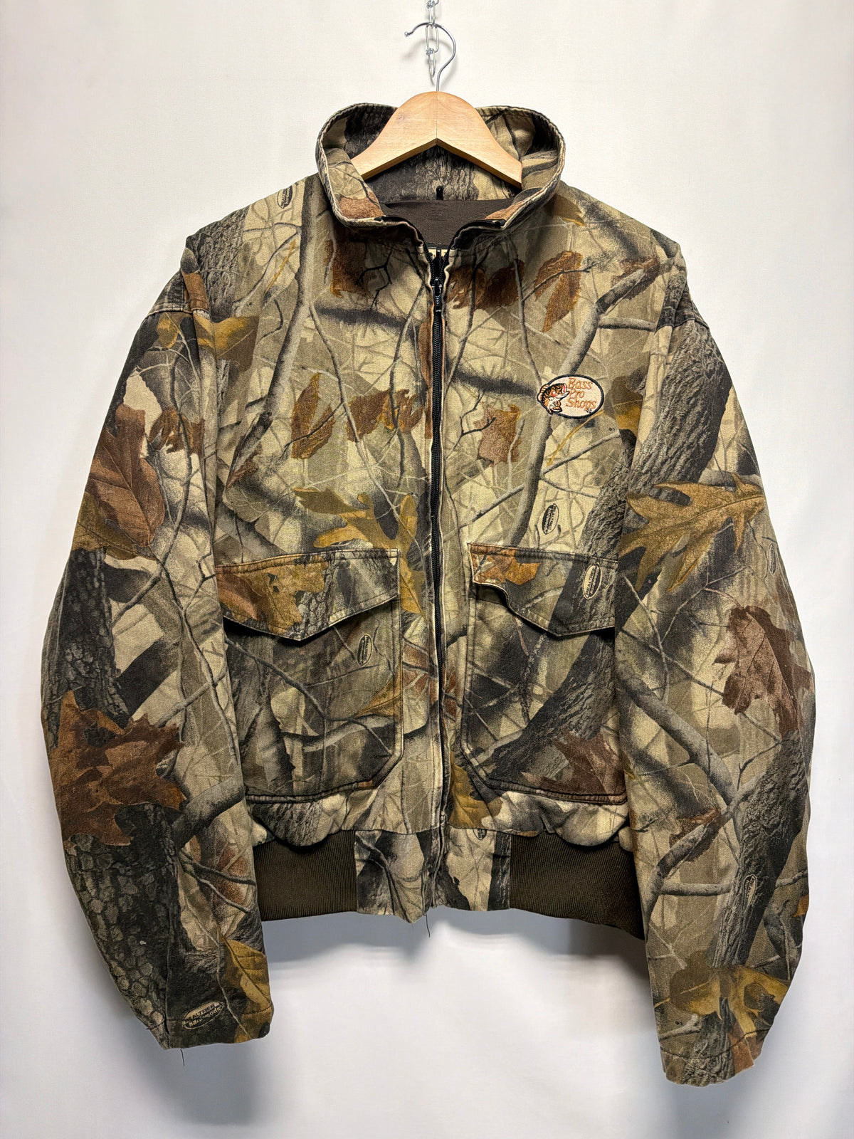 Vintage Red Head Bass Pro Shops Realtree Hardwoods Camo Jacket