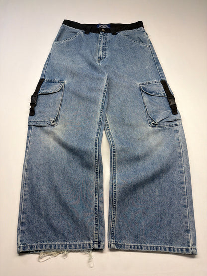Vintage Lee Pipes Cargo Denim Jeans