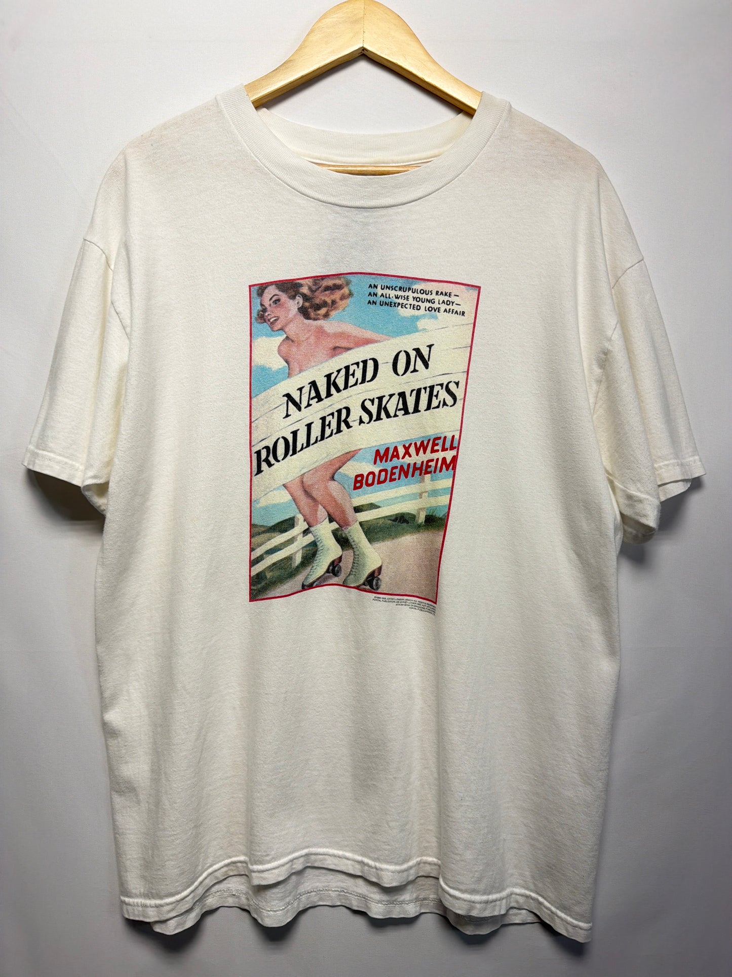 Vintage Naked On Roller Skates T-Shirt