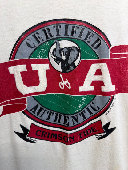 Vintage Alabama Crimson Tide U of A Certified Authentic T-Shirt