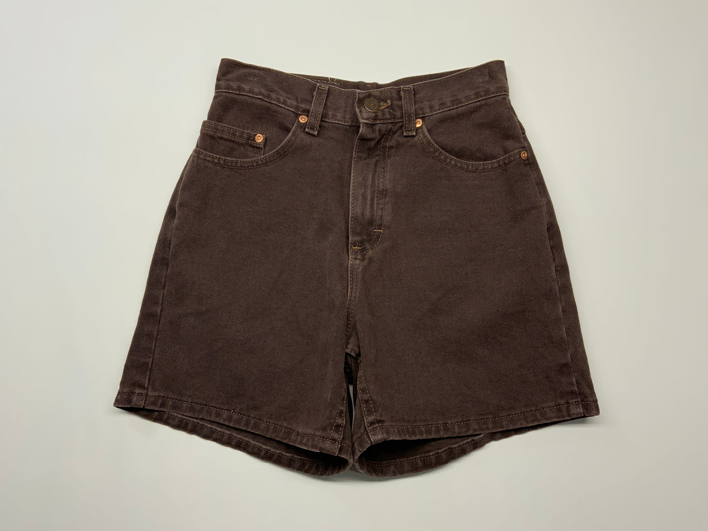 Vintage Lee High Rise Brown Denim Shorts