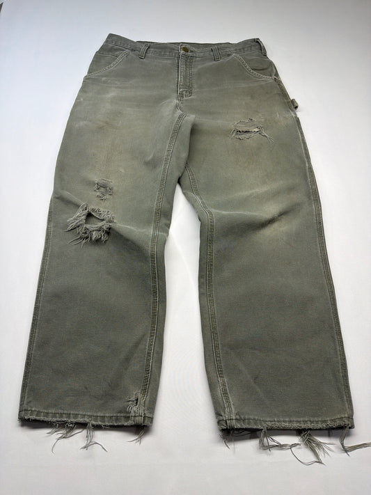 Vintage Distressed Green Carhartt Pants