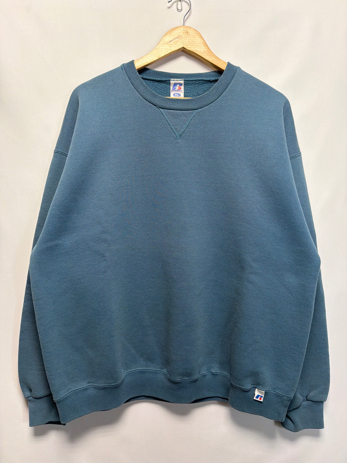 Vintage Russell Dri-Power Muted Blue Blank Sweatshirt