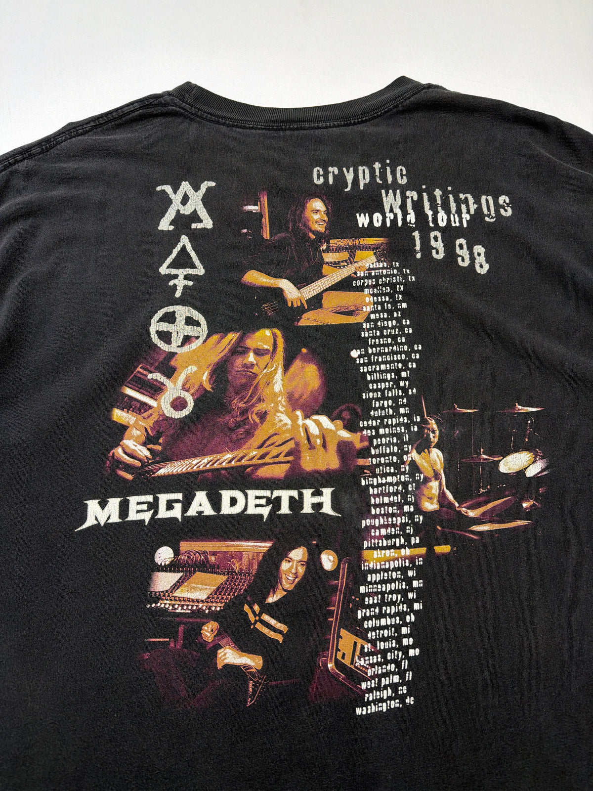 1998 Megadeth Cryptic Writings T-Shirt