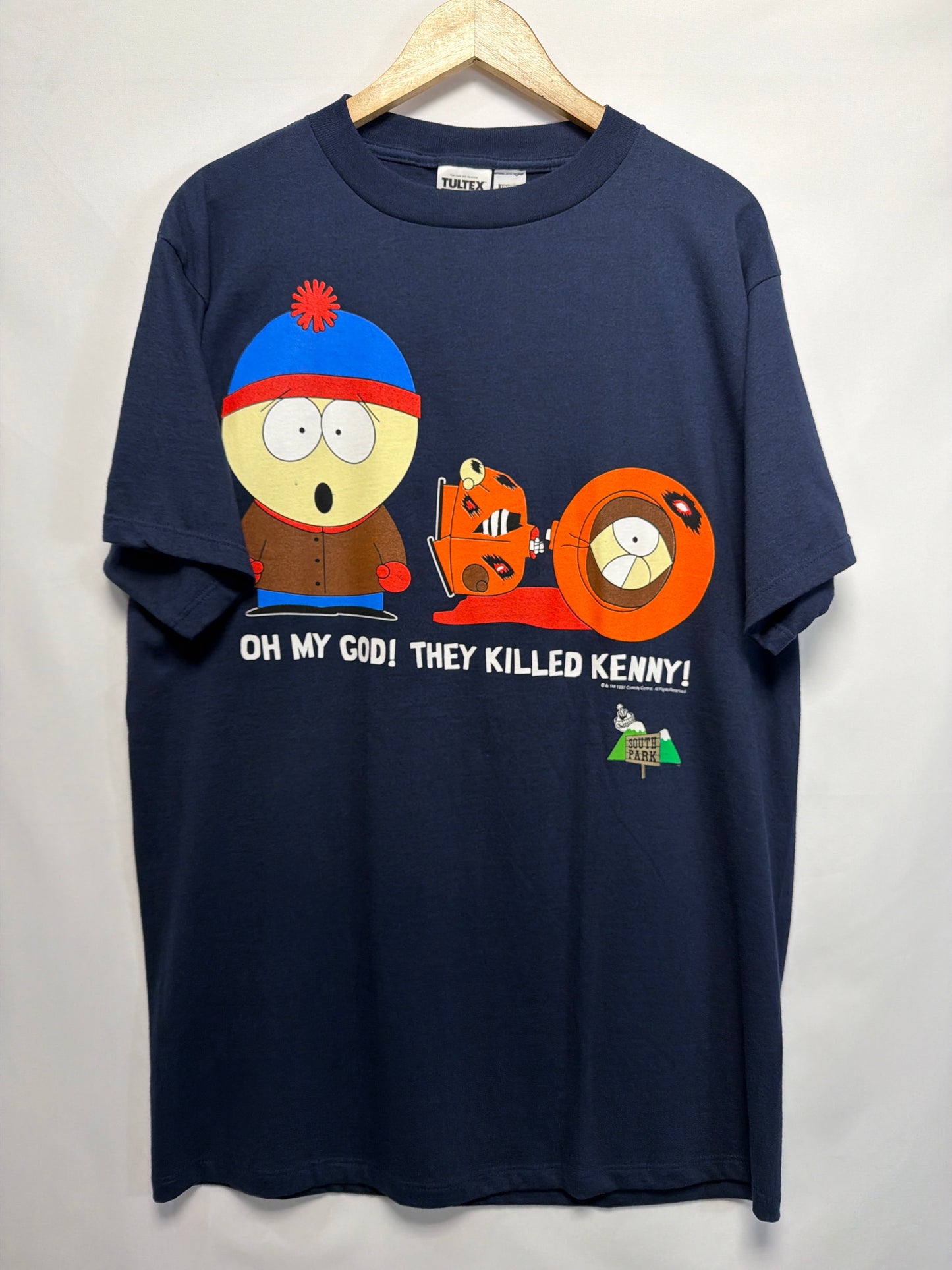 1997 Deadstock South Park They Killed Kenny! T-Shirt