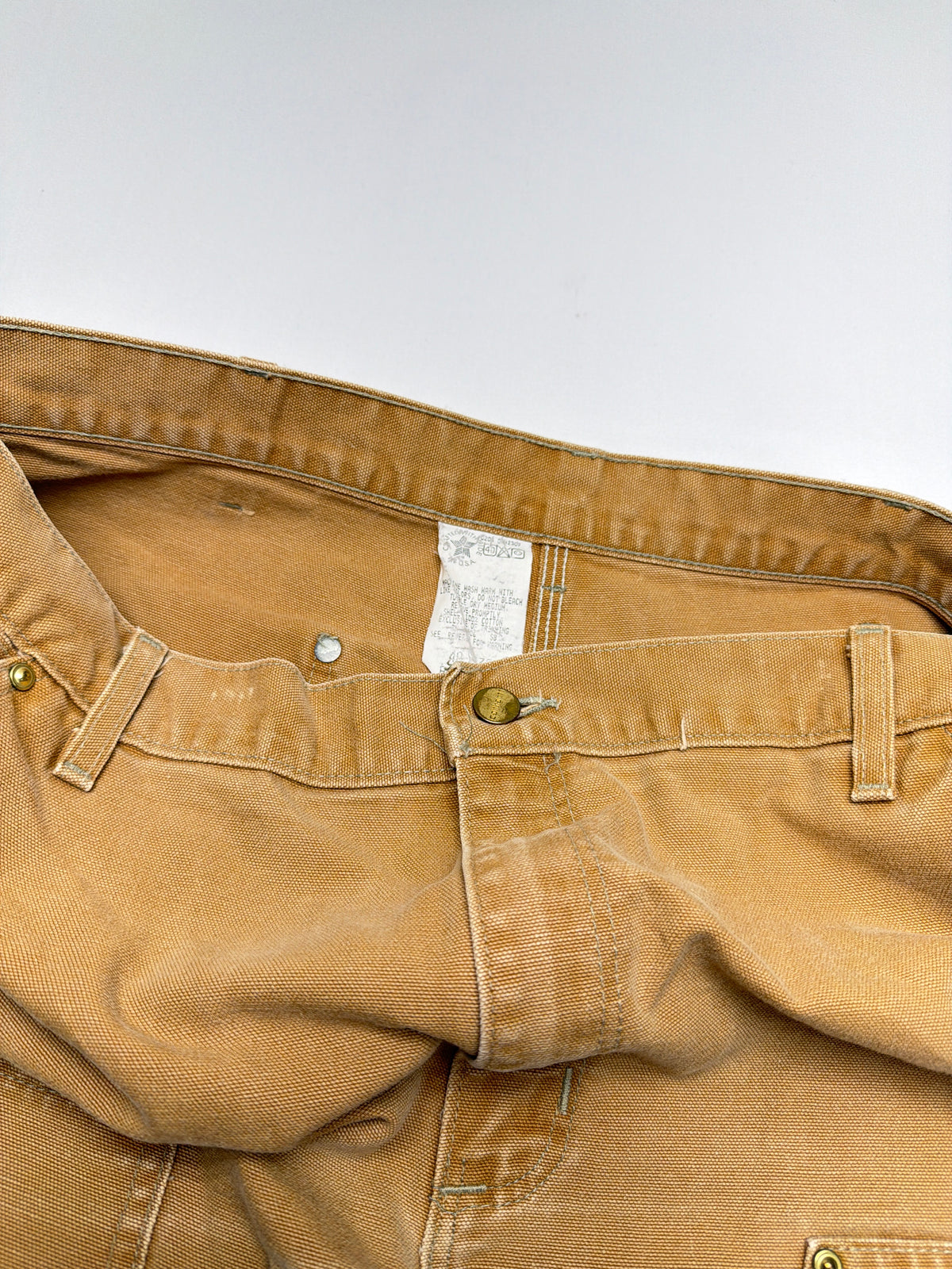 Vintage Carhartt Double Knee Tan Carpenter Pants