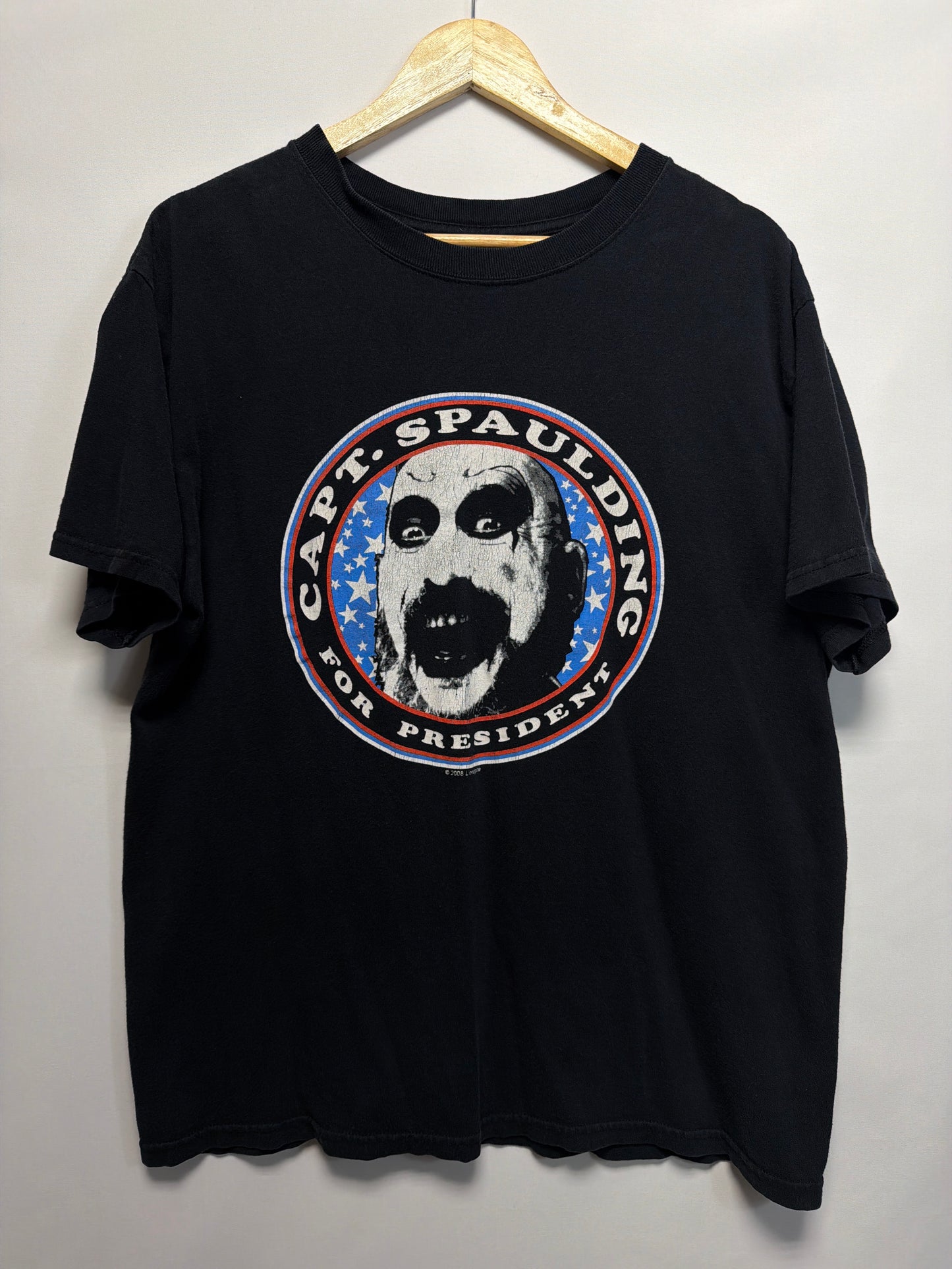 2008 House of 1000 Corpses Captain Spaulding For President T-Shirt