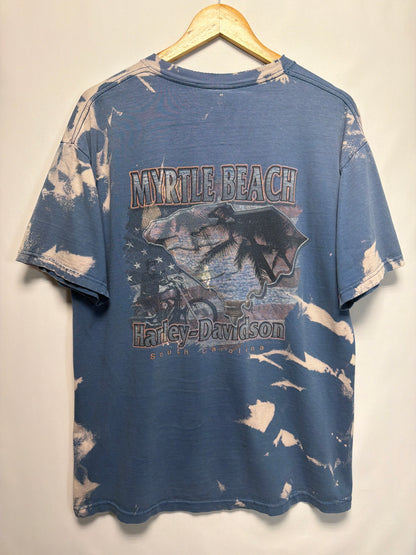 Vintage Y2K Harley Davidson Myrtle Beach Tie Dye T-Shirt