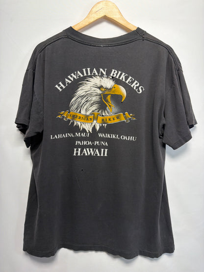 1988 3D Emblem Harleys Whiskey Hawaii T-Shirt