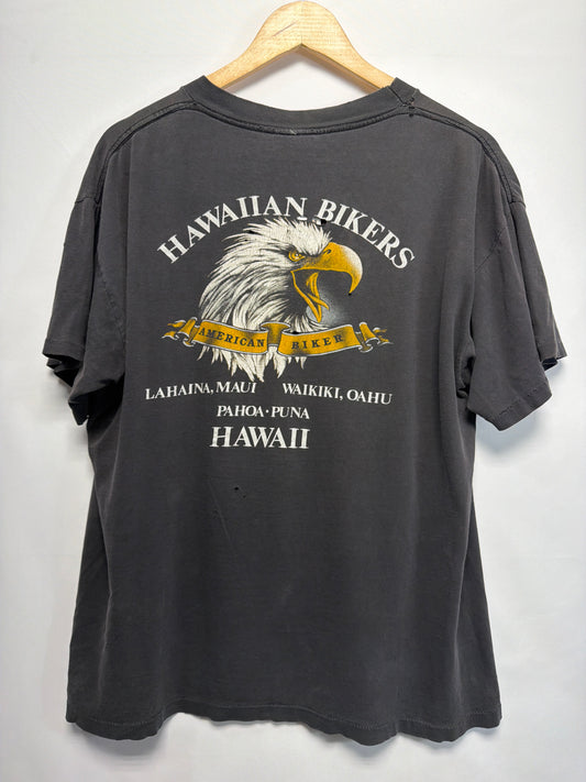 1988 3D Emblem Harleys Whiskey Hawaii T-Shirt