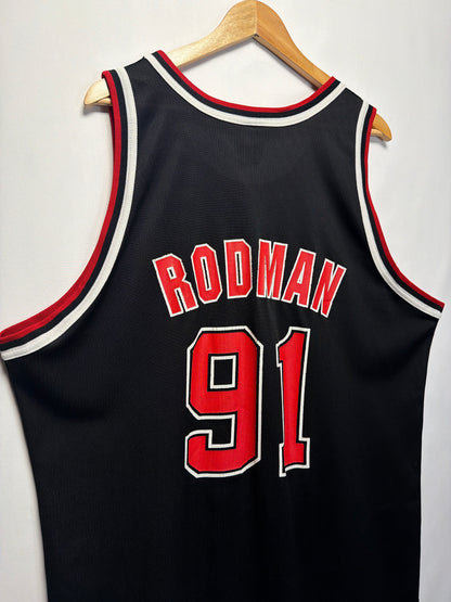 Vintage Dennis Rodman Chicago Bulls Champion NBA Jersey