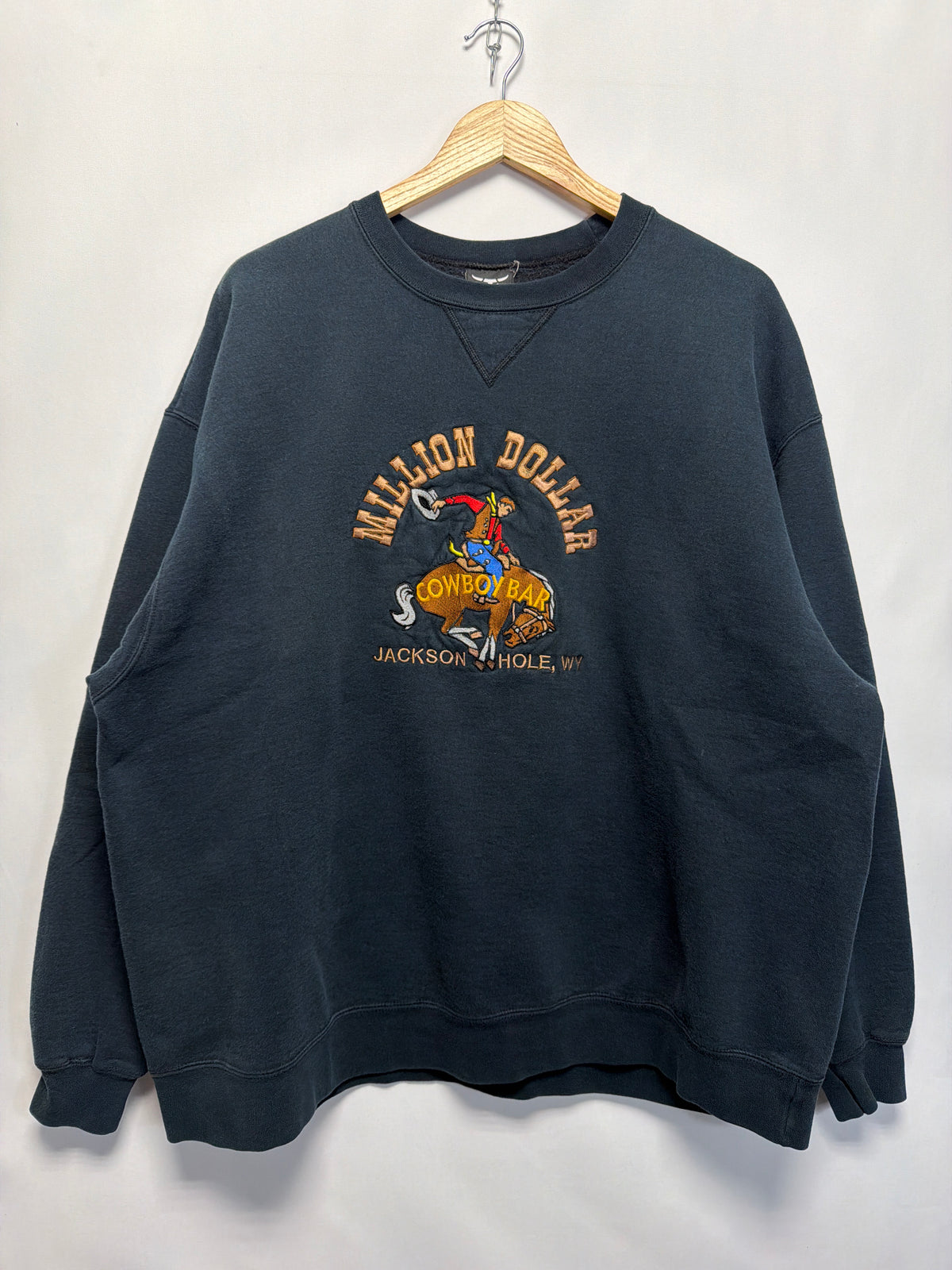 Vintage Million Dollar Cowboy Bar Jackson Hole Sweatshirt