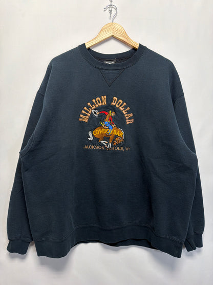 Vintage Million Dollar Cowboy Bar Jackson Hole Sweatshirt