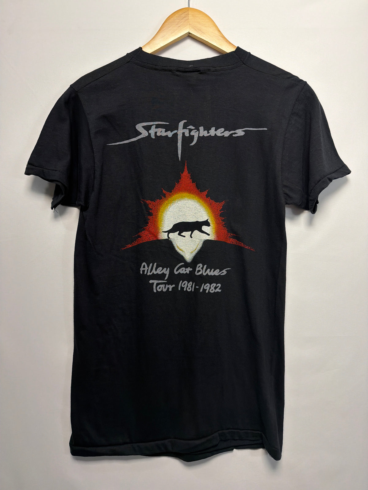 1981-82 Starfighters Alley Cat Blues Tour T-Shirt