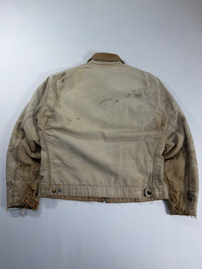 1989 Carhartt Detroit Tan Distressed Jacket