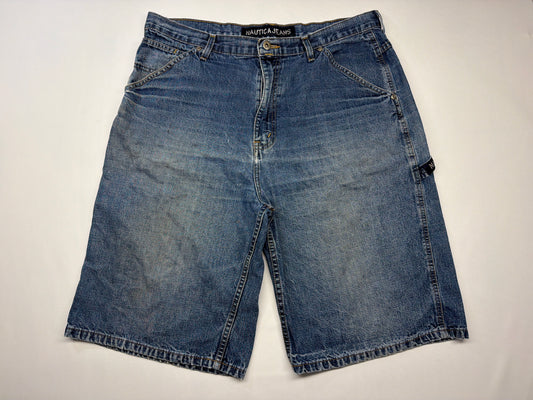 Vintage Nautica Baggy Carpenter Denim Shorts