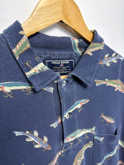 1999 Polo Sport Ralph Lauren Fishing Lure Shirt