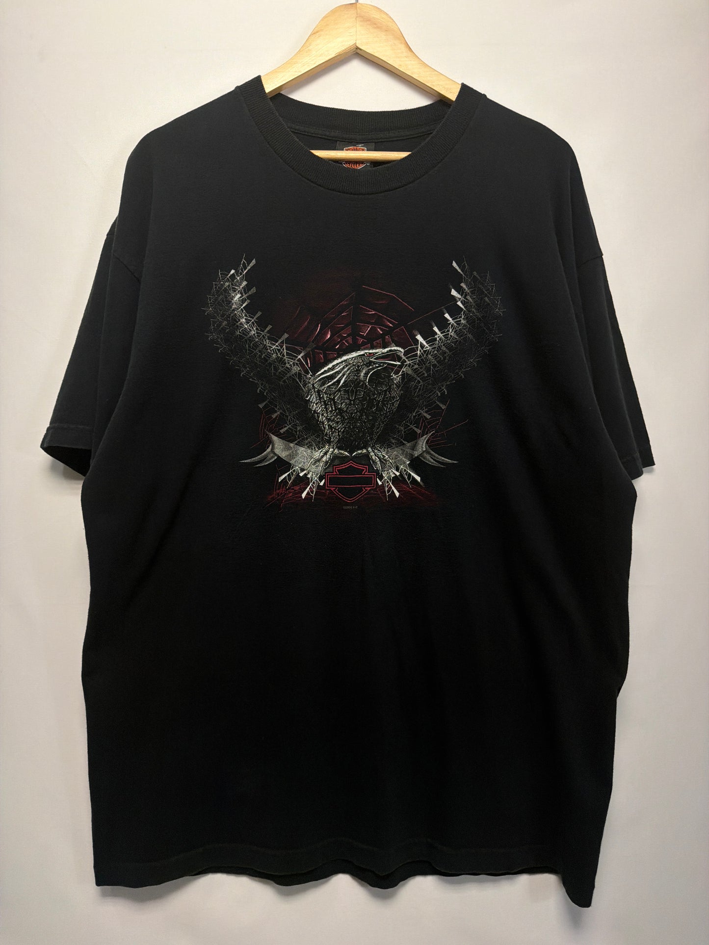 2004 Harley Davidson Spider Web Eagle T-Shirt