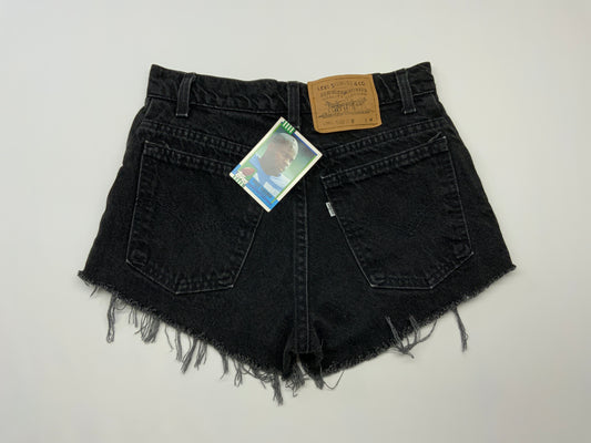 Vintage White Tab Black Levi’s Cutoff Shorts