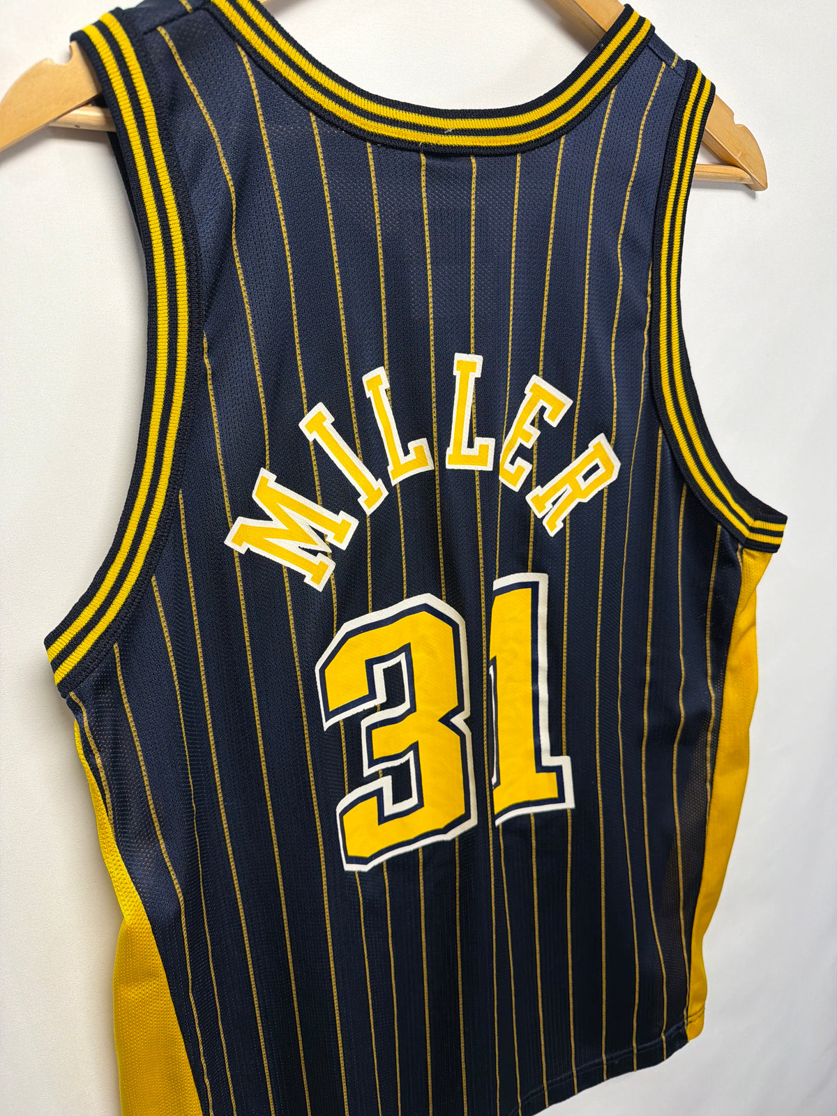 Vintage Reggie Miller Indiana Pacers Champion Jersey