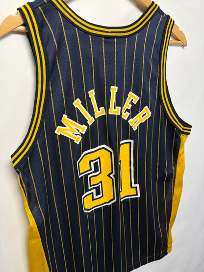 Vintage Reggie Miller Indiana Pacers Champion Jersey