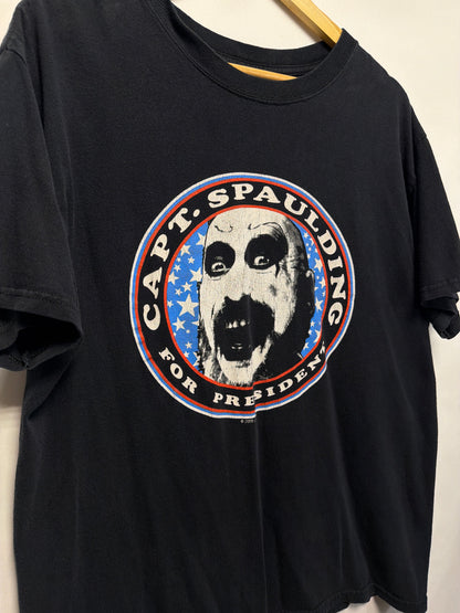 2008 House of 1000 Corpses Captain Spaulding For President T-Shirt