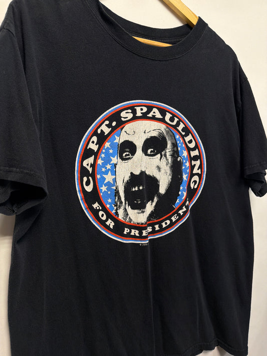 2008 House of 1000 Corpses Captain Spaulding For President T-Shirt