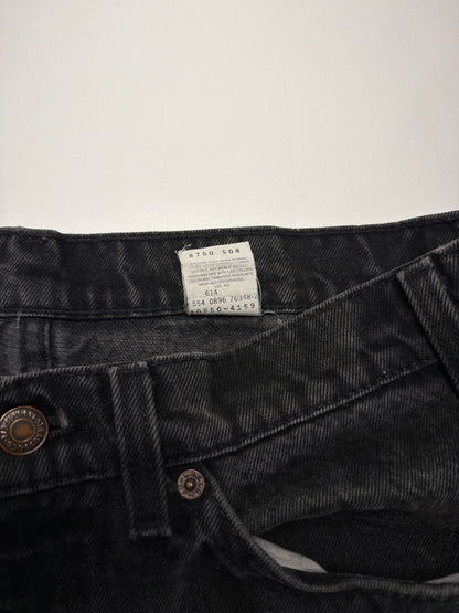 Vintage Orange Tab 550 Levi’s Black Denim Jeans