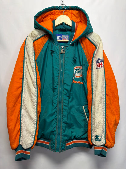 Vintage Miami Dolphins NFL Starter Puffer Jacket