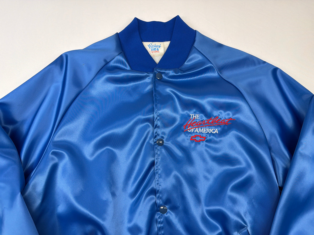 Vintage Chevy Heartbeat of America Bomber Jacket