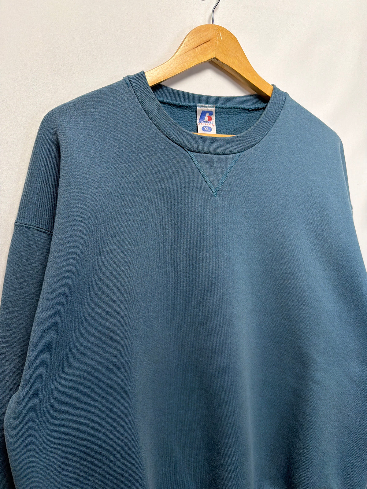 Vintage Russell Dri-Power Muted Blue Blank Sweatshirt