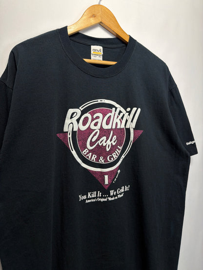 1993 Roadkill Cafe Bar & Grill Menu T-Shirt