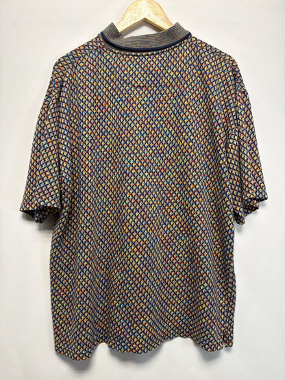 Vintage Naturalife Geometric Polo Shirt