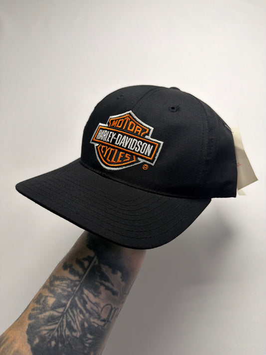 Vintage NWT Harley Davidson Bar & Shield Logo Embroidered SnapBack