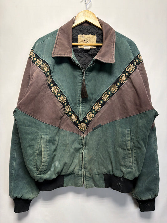 Vintage Distressed Cripple Creek Aztec Jacket