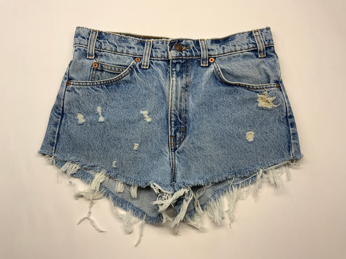 Vintage Orange Tab Levi’s Cutoff Shorts